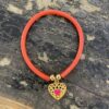 Bracciale elasticizzato con cuore